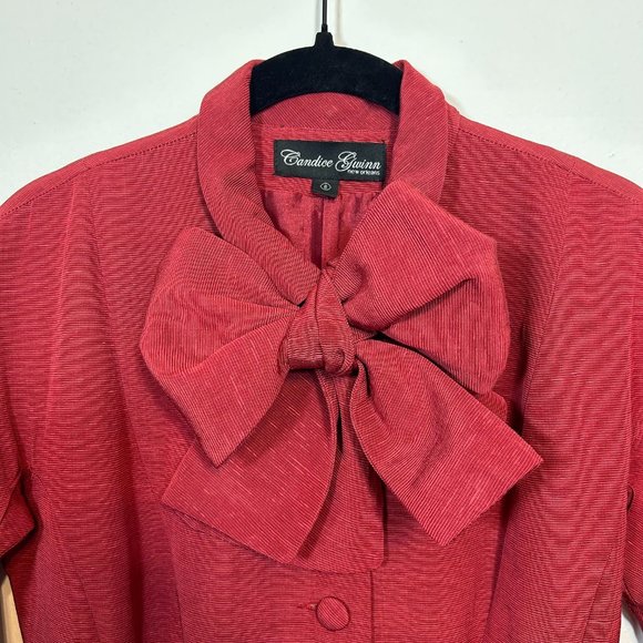 Candice Gwinn New Orleans | Grace Red Coat Dress - Picture 4 of 8